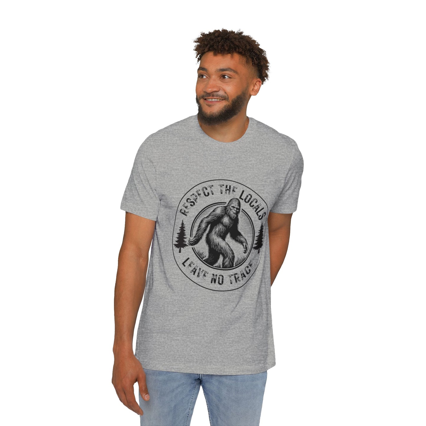 Adventure Spirit Short-Sleeve T-Shirt | Bigfoot Lovers Gift, Nature Tee, Outdoorsy Apparel, Eco-Friendly, Hiking Shirt