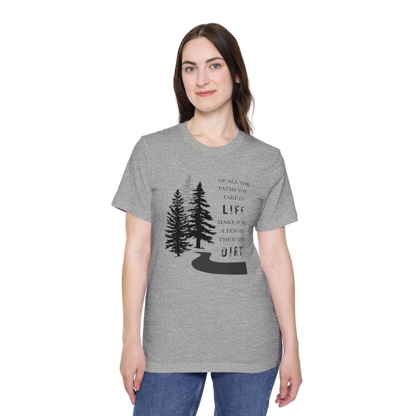Nature-Inspired Jersey T-Shirt, Outdoor Enthusiast Tee, Gift for Hikers, Summer Camp Shirt, Adventure Apparel
