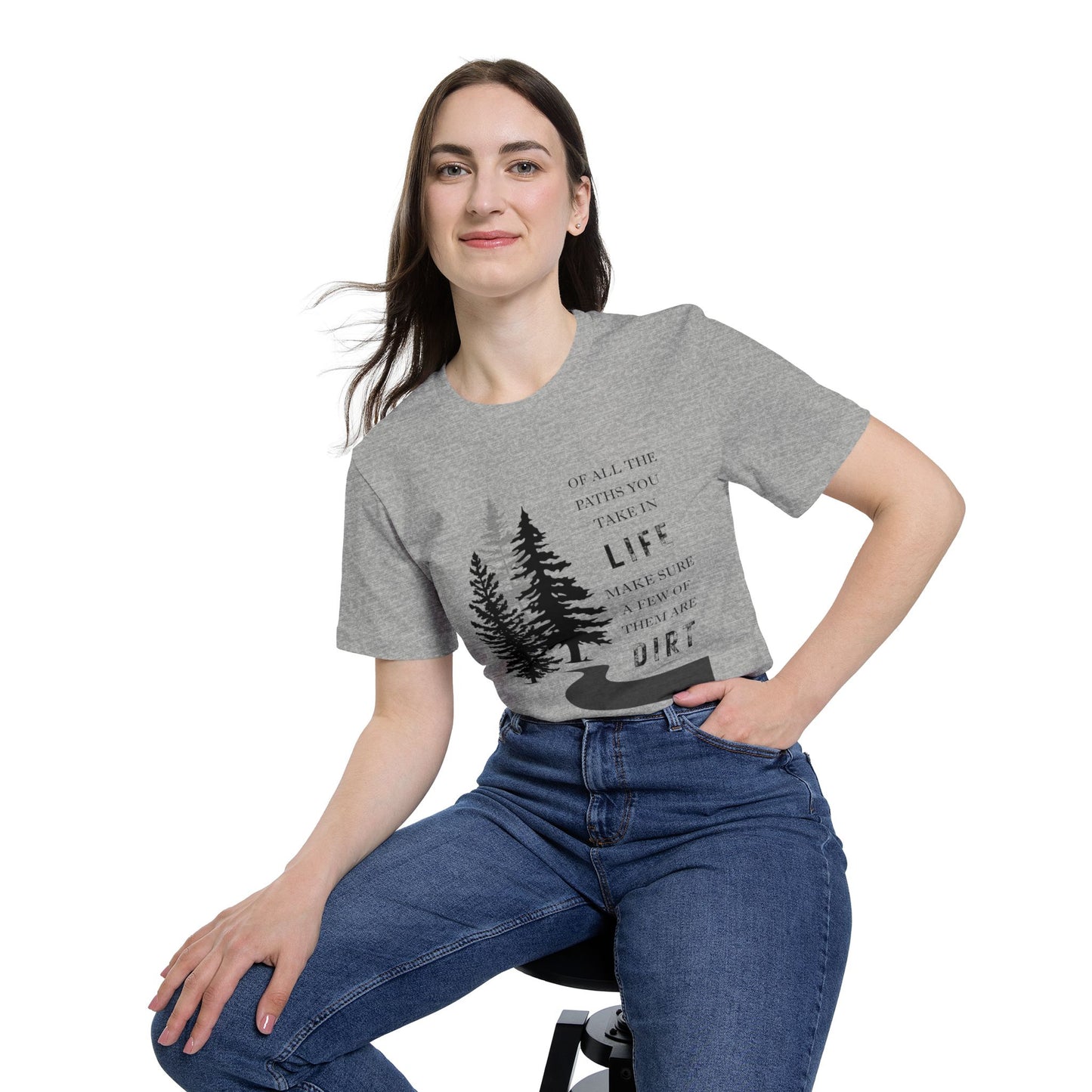 Nature-Inspired Jersey T-Shirt, Outdoor Enthusiast Tee, Gift for Hikers, Summer Camp Shirt, Adventure Apparel