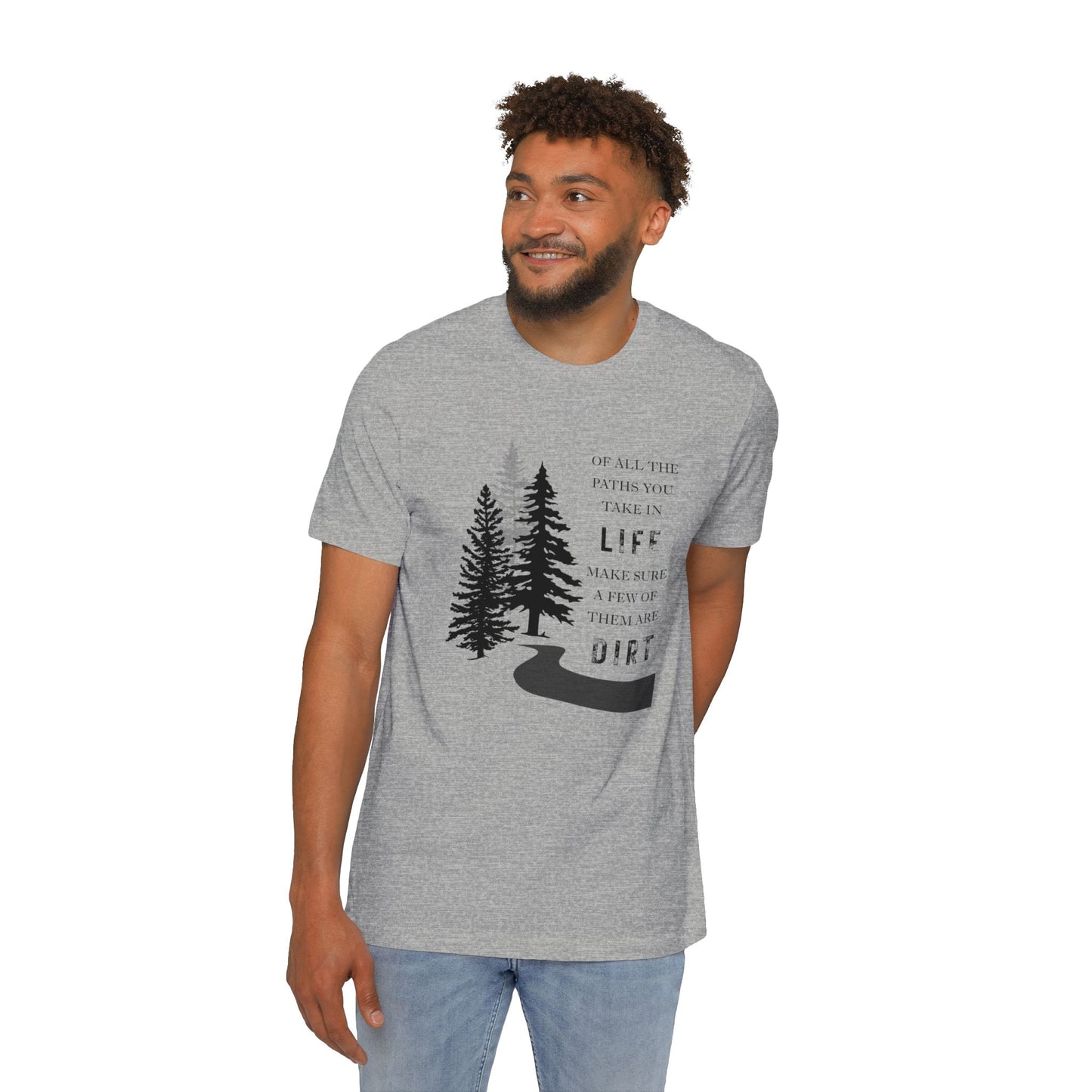 Nature-Inspired Jersey T-Shirt, Outdoor Enthusiast Tee, Gift for Hikers, Summer Camp Shirt, Adventure Apparel