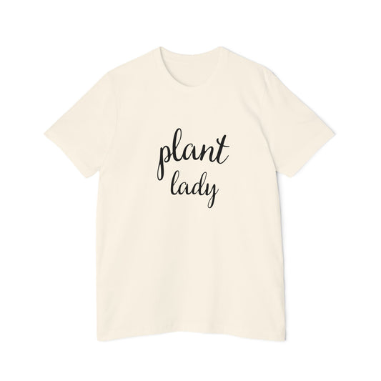 Plant Lady T-Shirt, Botanical Tee, Gift for Gardeners, Women’s Shirt, Eco-Friendly Apparel, Nature Lover Gift